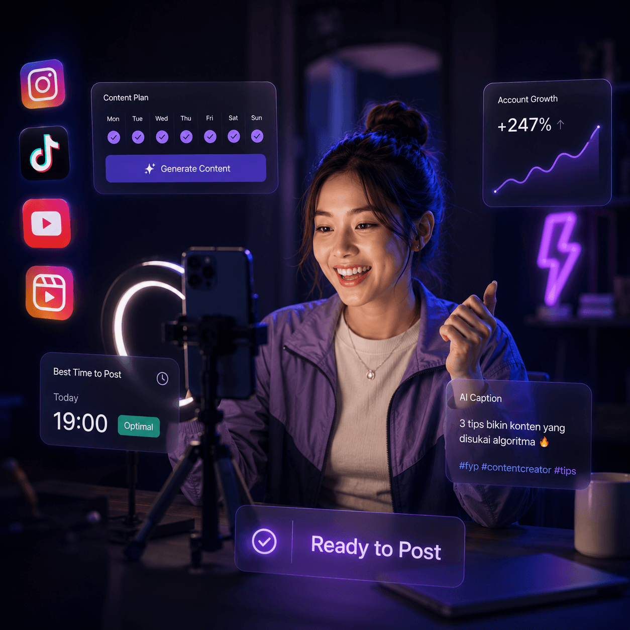 Content creators chasing momentum