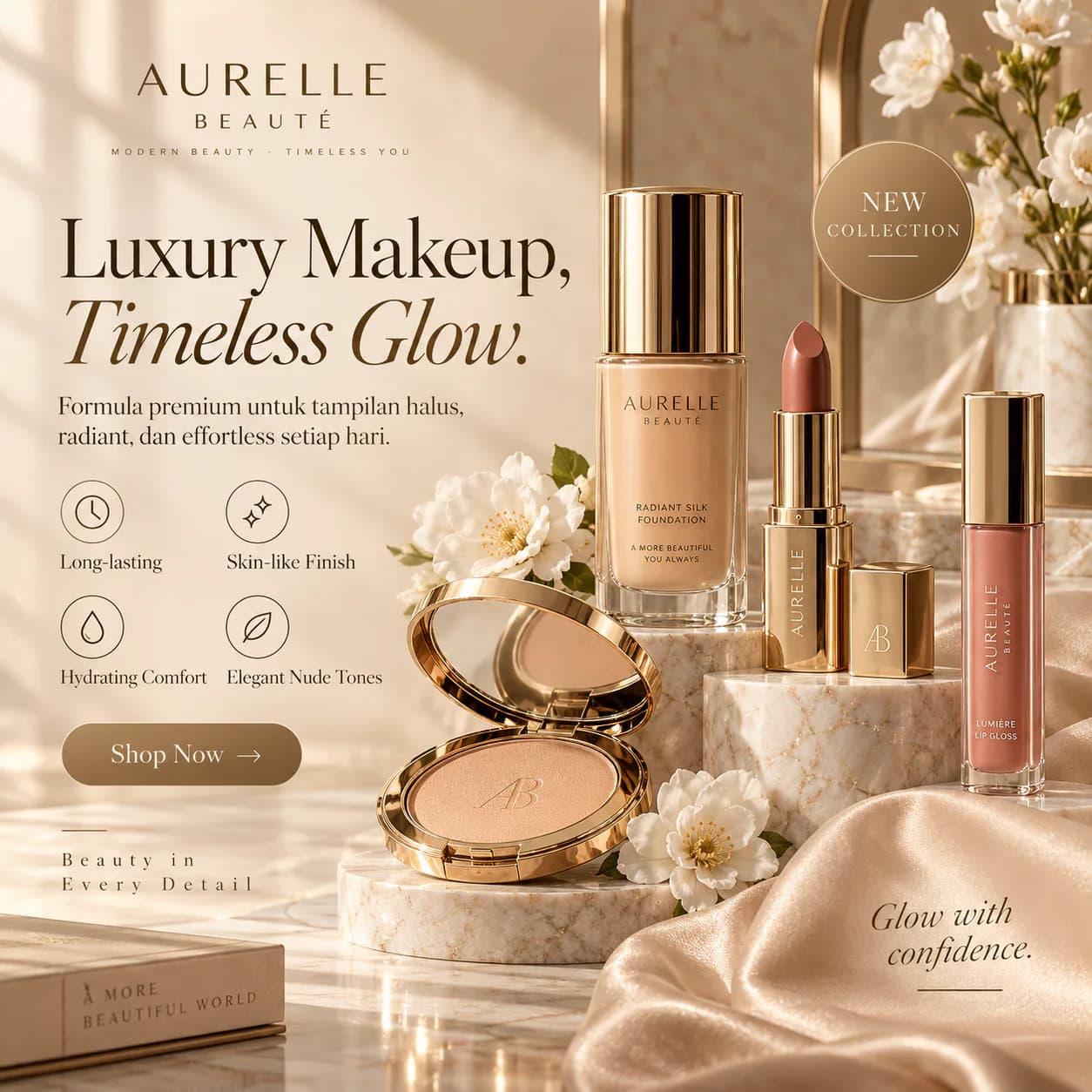 Koleksi makeup Aurelle Beauté